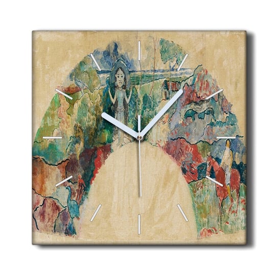 Zegar na płótnie ścienny do salonu 30x30 Zwierzęta, Coloray Coloray