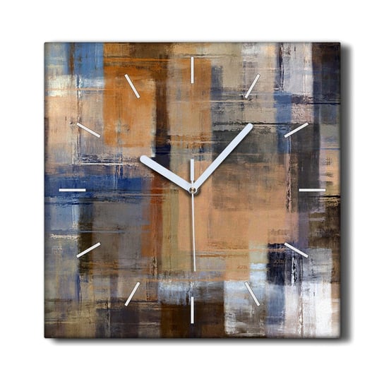 Zegar na płótnie wiszący 30x30 Kwadratowe malowane, Coloray Coloray