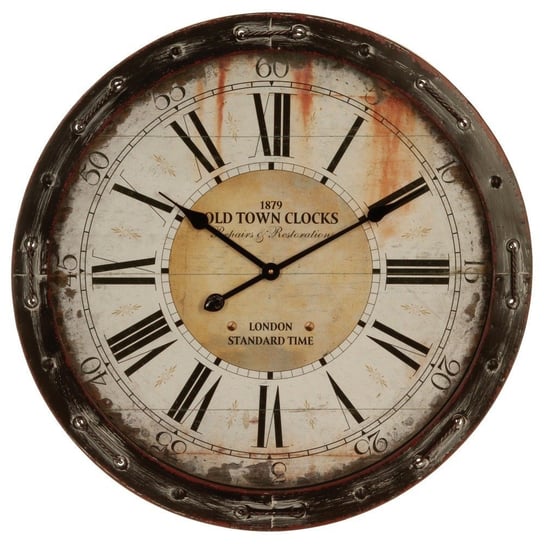 Zegar na ścianę do salonu ATMOSPHERA, brązowy, 68 cm Atmosphera