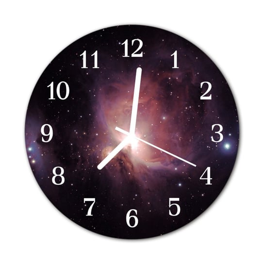 Zegar na szkle PrezentPrzestrzeń kosmiczna Tulup