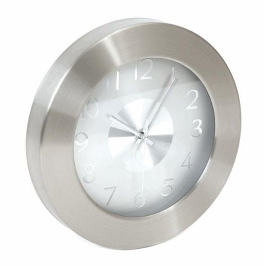 Zegar PLATINET Noon Clock, srebrno-biały, 35 cm PLATINET
