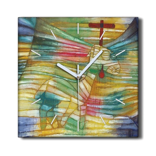 Zegar płótno na prezent 30x30 Owieczka Paul Klee, Coloray Coloray