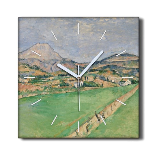 Zegar płótno na ramie 30x30 Natura góry krajobraz, Coloray Coloray