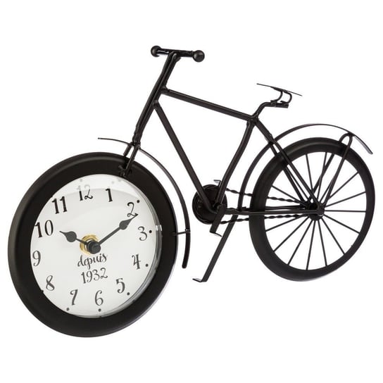 Zegar rower ATMOSPHERA, czarny, 18x29x7 cm Atmosphera