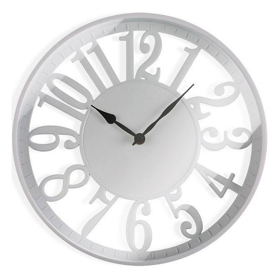 Zegar Ścienny (Ø 30 cm) Plastikowy (4,5 x 30 x 30 cm) bigbuy home