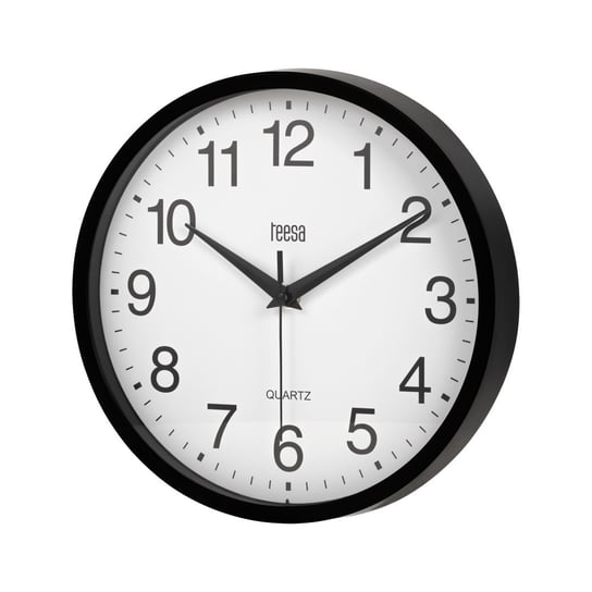 Zegar ścienny 25 cm czarny Teesa