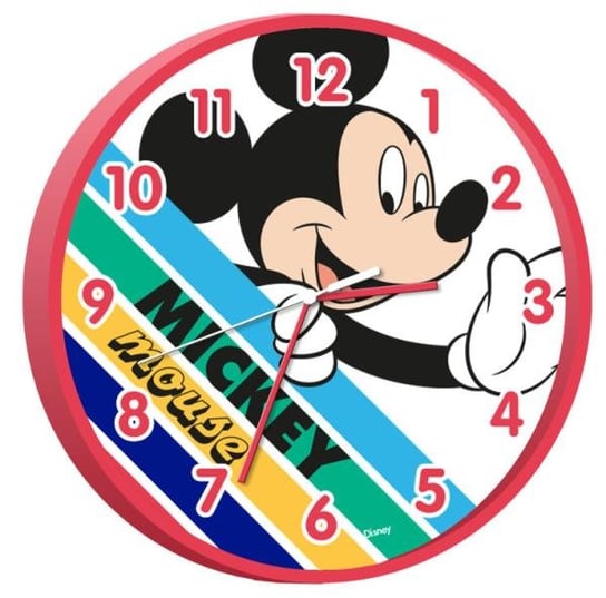 Zegar ścienny 25cm Mickey Mouse Kids Euroswan (WD21207) Euroswan