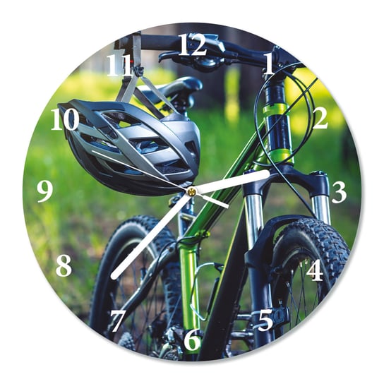 Zegar ścienny 30x30cm rower kask Cosy Planet
