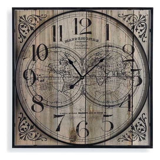 Zegar Ścienny (59,5 x 5,5 x 59,5 cm) bigbuy home