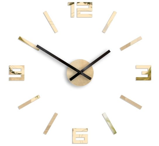Zegar ścienny Arabic, lustro, złoty, 50 cm DekoracjaDomu.pl