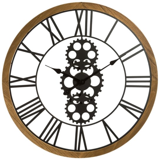 Zegar ścienny ATMOSPHERA, beżowo-brązowy, 70 cm Atmosphera