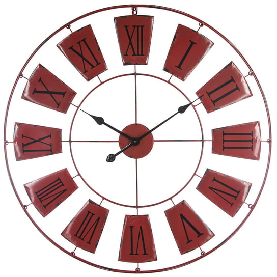 Zegar ścienny ATMOSPHERA CREATEUR D'INTERIEUR, czerwony, 76x4,5x76 cm Atmosphera Créateur d'intérieur
