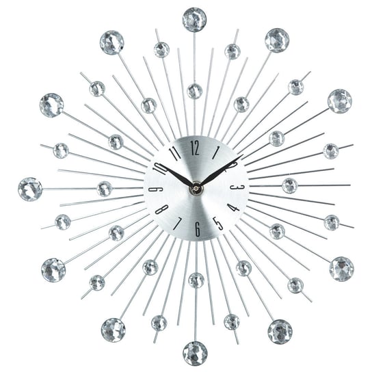 Zegar ścienny ATMOSPHERA CREATEUR D'INTERIEUR, srebrny, 33x4x33 cm Atmosphera Créateur d'intérieur