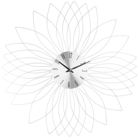 Zegar ścienny ATMOSPHERA CREATEUR D'INTERIEUR, srebrny, 50x4x50 cm Atmosphera Créateur d'intérieur