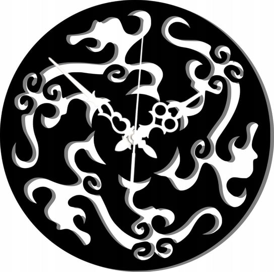 Zegar Ścienny Ażurowy Piękny wzór Loft Cichy 45 cm Inna marka
