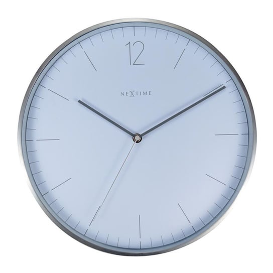 Zegar ścienny (biały) Essential Silver Nextime Nextime