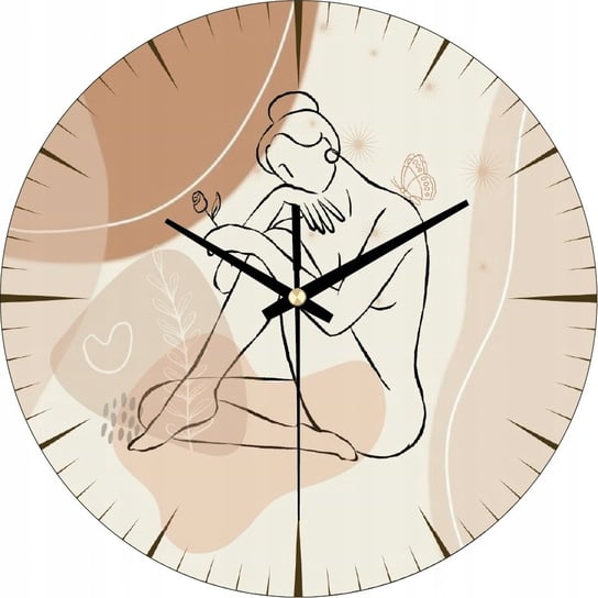 Zegar Ścienny Boho Plexido Kobieta Kształty 30 cm Plexido