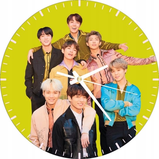 Zegar Ścienny BTS Zespół Prezent dla Fana Plexido