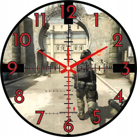 Zegar Ścienny Counter-Strike CS GO 30 cm Prezent Plexido