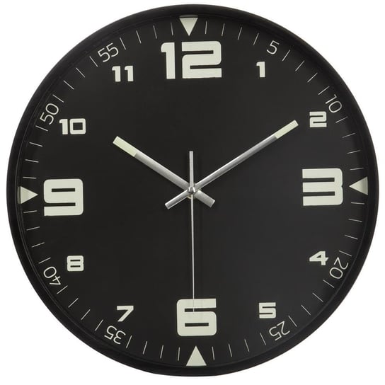 Zegar ścienny, czarny, 30 cm Atmosphera Créateur d'intérieur