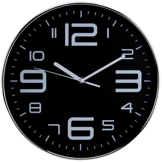 Zegar ścienny, czarny, 35 cm Inna marka
