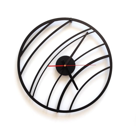 Zegar ścienny DECOLICIOUS Colly, czarny, 40x40 cm Decolicious