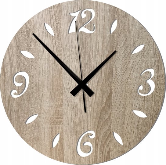 Zegar Ścienny Dekoracyjny Drewniany Mauritius 45 cm Inna marka