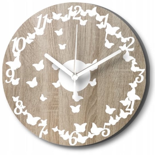 Zegar Ścienny Dekoracyjny Latające Motyle Motylki 35 cm Inna marka