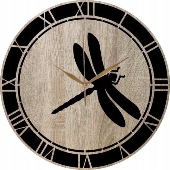 Zegar Ścienny Dekoracyjny Loft Ważka 35 cm Inna marka