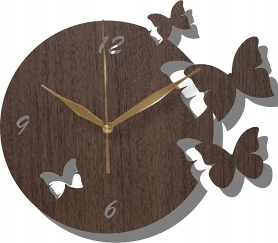 Zegar Ścienny Dekoracyjny Motylki Motyle 35 cm Inna marka