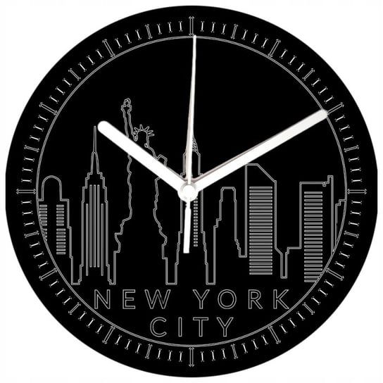 Zegar Ścienny Dekoracyjny Nowy Jork New York 35 cm Inna marka