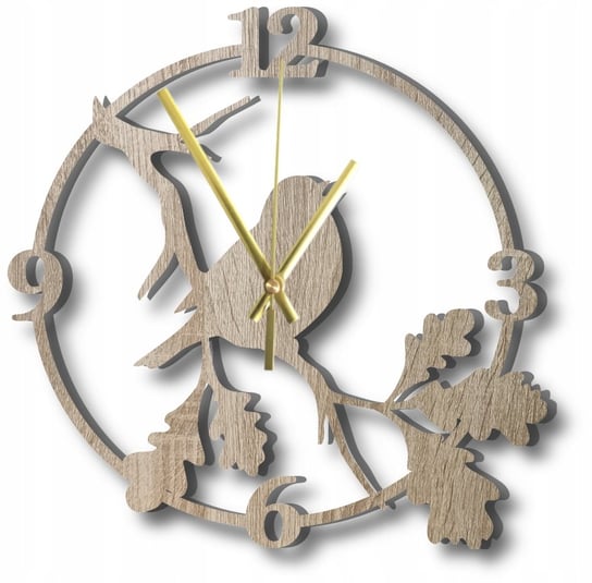 Zegar Ścienny Dekoracyjny Śpiewający Ptak Słowik Lola 45 cm Inna marka