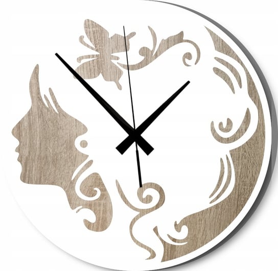 Zegar Ścienny Dekoracyjny Twarz Kobiety Aimee 45 cm Inna marka