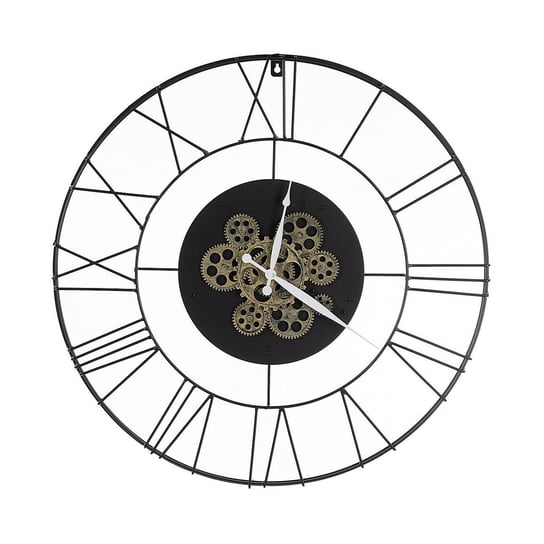 Zegar ścienny DEKORIA Clarion, czarny, 70x70x6 cm Dekoria