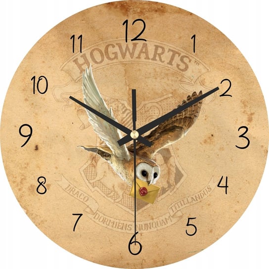 Zegar Ścienny Dla Dzieci Harry Potter Hedwiga 30cm Plexido