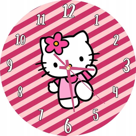 Zegar Ścienny Dla Dzieci Hello Kitty Prezent 30 Cm Plexido