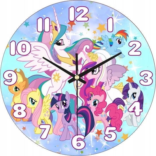 Zegar Ścienny Dla Dzieci Little Pony Kucyki 30 cm Plexido