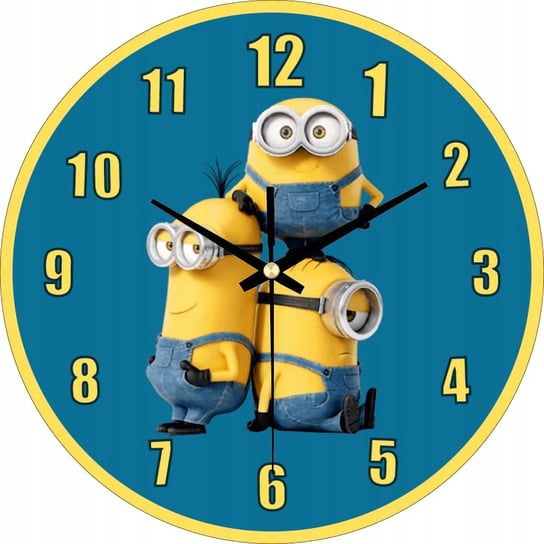 Zegar Ścienny Dla Dzieci Minionki Jerry Carl Tim Plexido