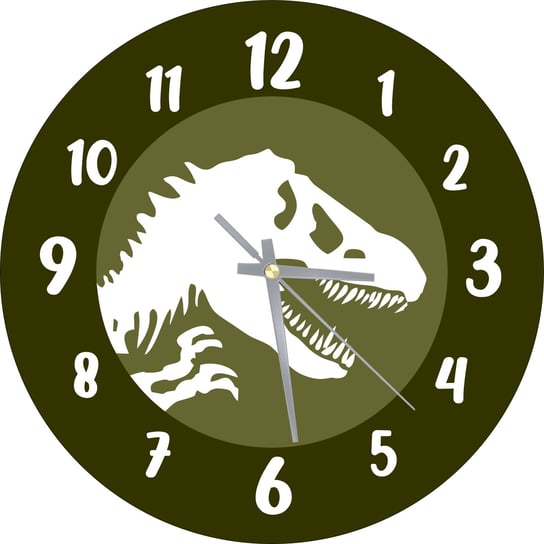 Zegar Ścienny Dla Dzieci Park Jurajski T-Rex 30 Cm Plexido
