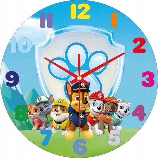 Zegar Ścienny Dla Dzieci Psi Patrol 30 Cm Plexido