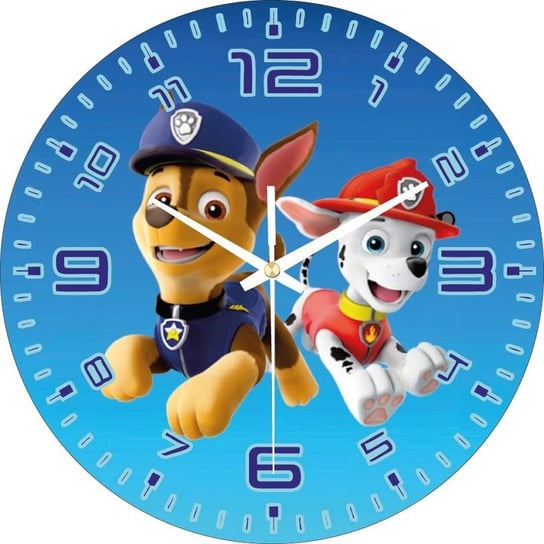 Zegar Ścienny Dla Dzieci Psi Patrol Marshall 30 Cm Plexido