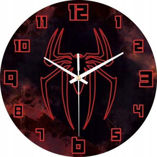 Zegar Ścienny Dla Dzieci Spiderman Dla Chłopca Plexido