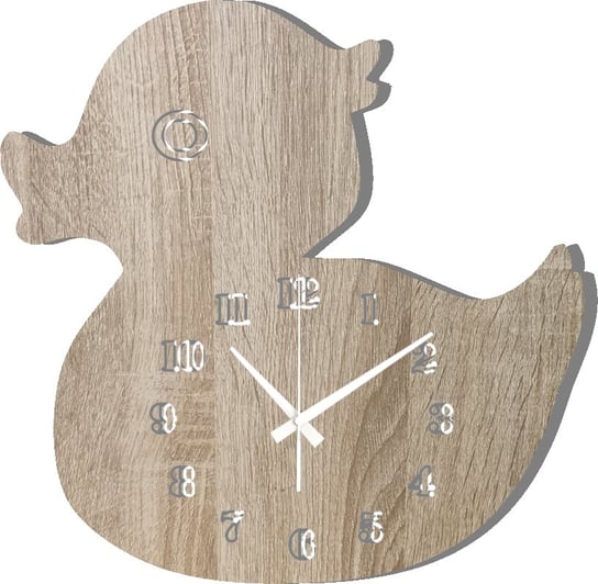Zegar Ścienny dla Dziecka Kaczka Doris Kaczusia 45 cm Inna marka