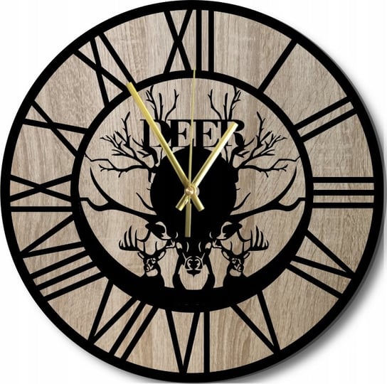 Zegar Ścienny Dla Myśliwego Jeleń Deer 45 cm Inna marka
