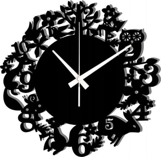 Zegar Ścienny do Kuchni Zwierzęta w lesie 45 cm Inna marka