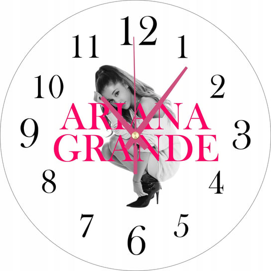 Zegar Ścienny do Pokoju Ariana Grande Prezent 30cm Plexido