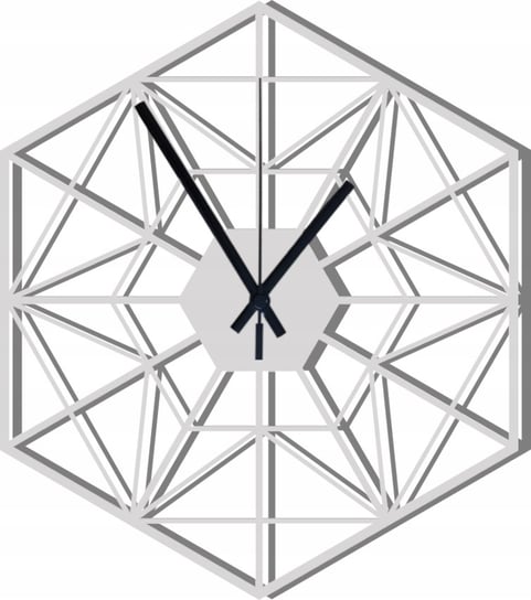 Zegar Ścienny Drewniany Ażurowy w stylu Loft Romb 45 cm Inna marka