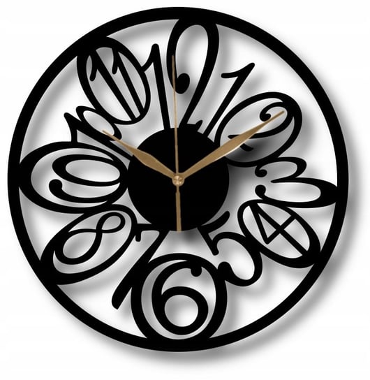 Zegar Ścienny Drewniany Cyfry - Olaf 35 cm Inna marka