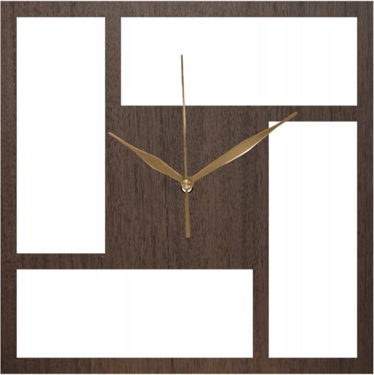 Zegar Ścienny Drewniany Kwadratowy Loft Squere 35x35 Inna marka