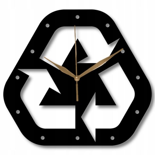 Zegar Ścienny Drewniany Modny Industrial Loft Dixi 35 cm Inna marka